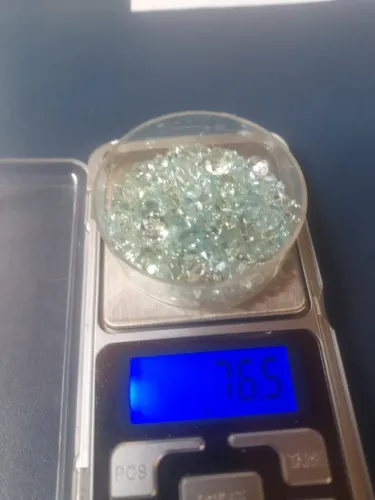 Pedras preciosas lapidadas