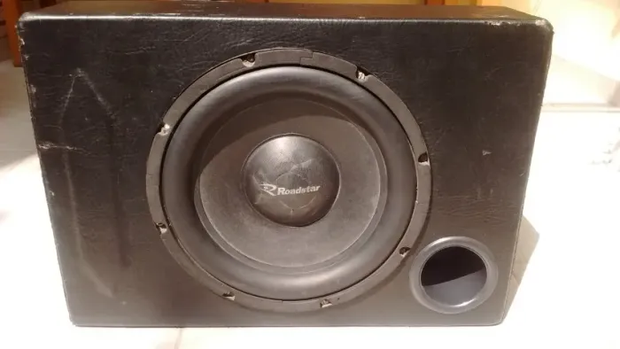 Caixa de som Dutada Subwoofer Roadstar Slim Bobina Simples 4 ohms 200w rms
