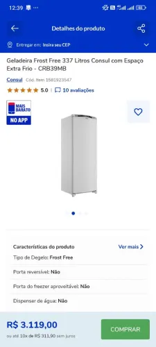 Geladeira novíssima 
