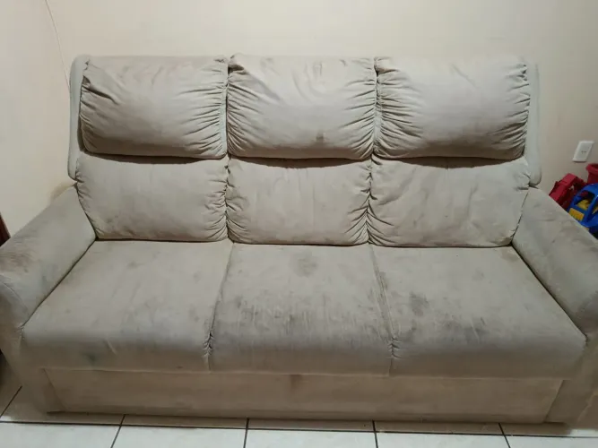 Sofá usado para doação 