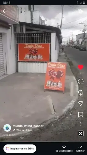 Cavalete para comércio em geral