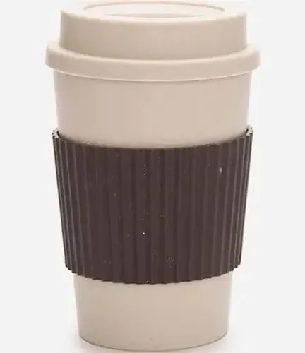 copo para café/leite de fibra de bambu 