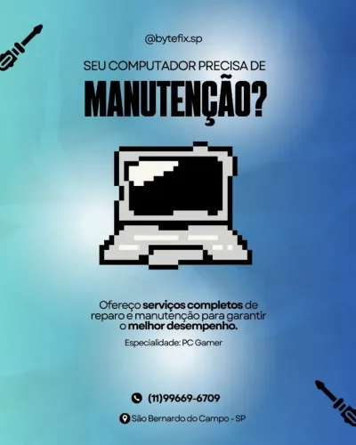Assistência Técnica de Computador e Notebook | R$ 80