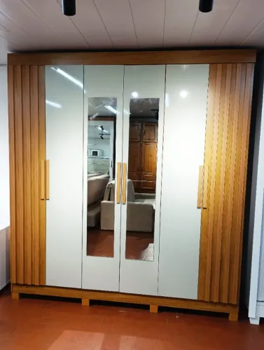 Guarda Roupa Casal 06pts Canadá 100%MDF.