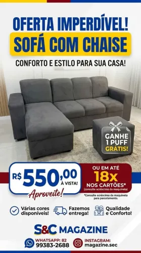PROMOÇÃO DE SOFÁ
