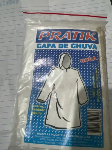 Capas de chuva descartáveis 