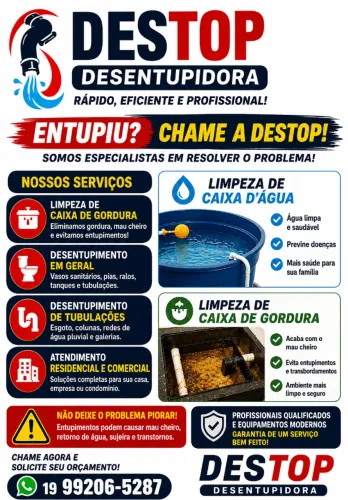 DESTOP DESENTUPIDORA (MOGI GUAÇU)