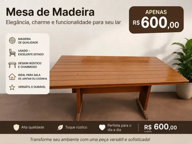 Mesa de madeira