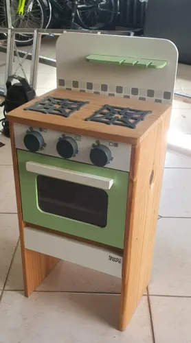 Mini Fogão Madeira para Criança