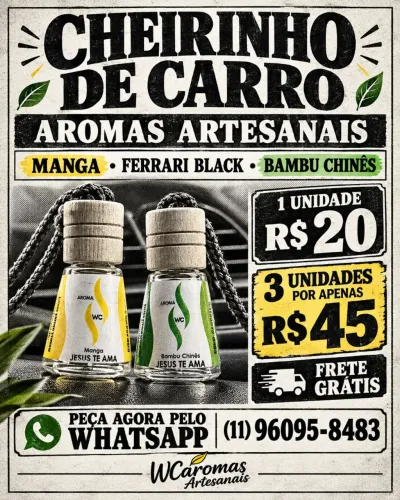 DEIXE O SEU CARRO PERFUMADO POR MAIS TEMPO