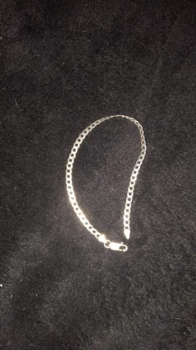 Pulseira de prata grumet 3mm