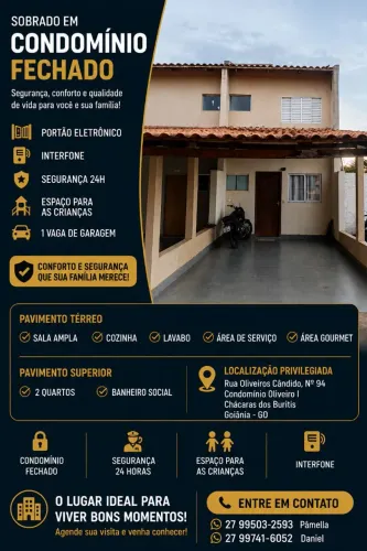 Vendo/Alugo Sobrado em Condomínio
