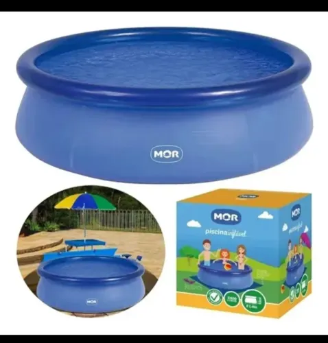 Piscina inflável 2400 litros nova 