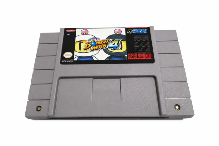 Bomberman 4 com a tradução para inglês oficial super Nintendo repro.