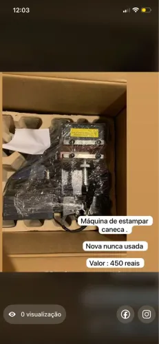 Máquina de estampar caneca 