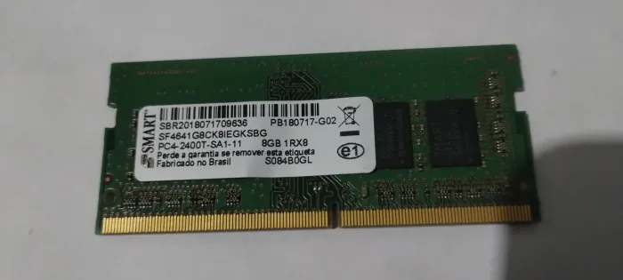 Memória DDR4 8G NOTEBOOK