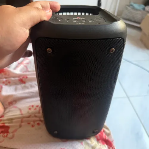 Caixa de som Bluetooth Potente Multimídia com LED RGB Subwoofer TWS Estéreo sem fio