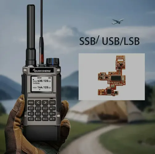 Kit modificação HF e SSB para rádio Quansheng k1 V1.2B