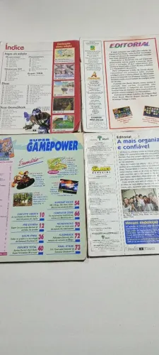 Lote 7 revistas antigas de videogame (anos 90/2000)