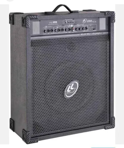 Caixa amplificada grande guitarra microfone ll200 amplificador para instrumentos musicais