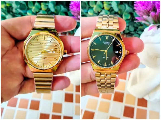 Relógio Casio modelo retrô calendário