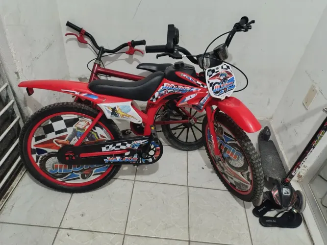 Bike moto infantil aro 20