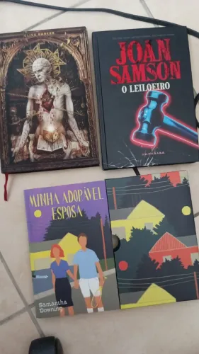 Lote de livros de terror e suspense