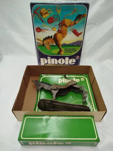Antigo brinquedo Pinote o burrinho manhoso da estrela anos 80 