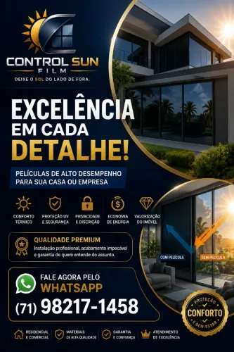 Películas de controle solar 