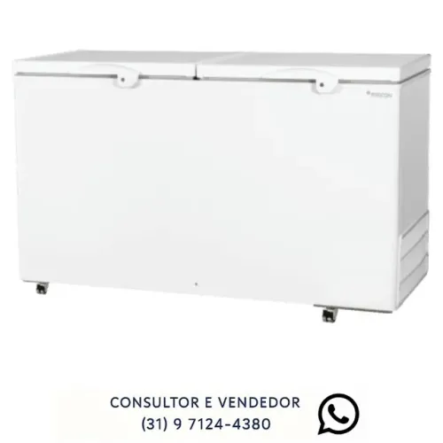 Freezer Horizontal 2 Tampas 503 Litros Fricon