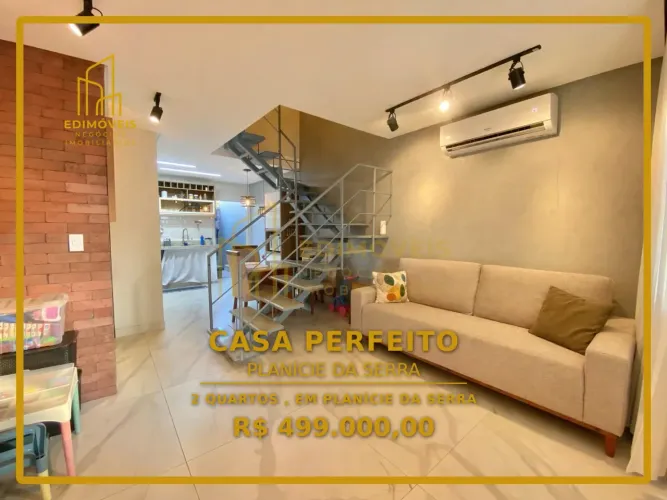Oportunidade única em Planície da Serra - Casa duplex com excelente acabamento!