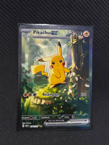 Carta Pokémon Pikachu Ex