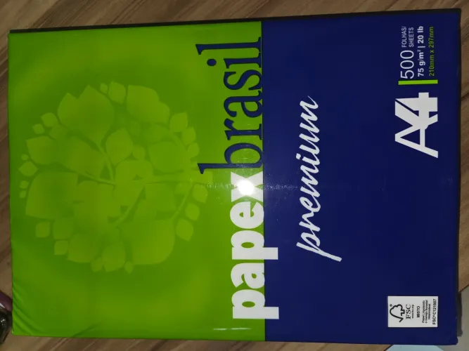 Pacote de papel A4 Papex do Brasil 500 folhas