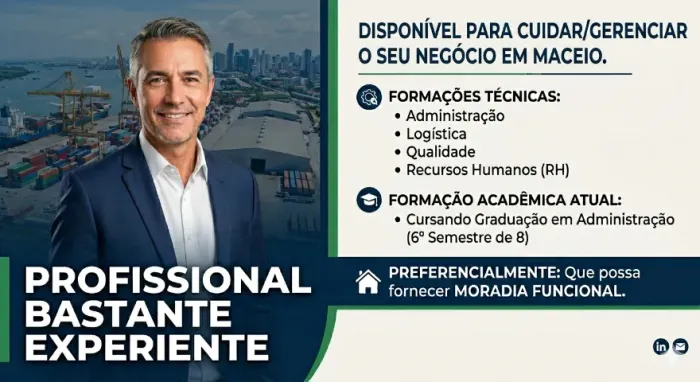 PROFISSIONAL BASTANTE EXPERIENTE