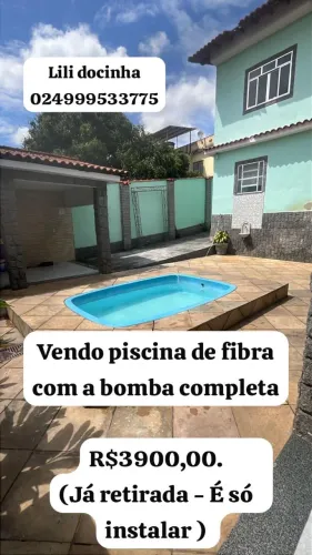 PISCINA DE FIBRA COMPLETA 