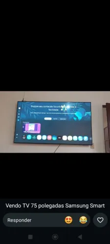 Vendo tv 75 polegadas sansung 4mil