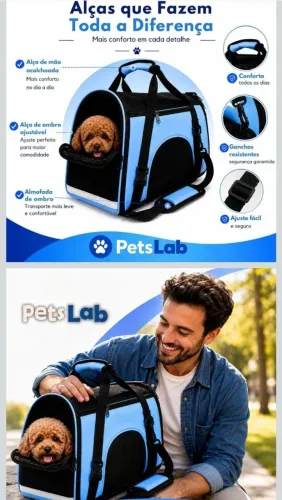 Bolsa para transportar seu Pet