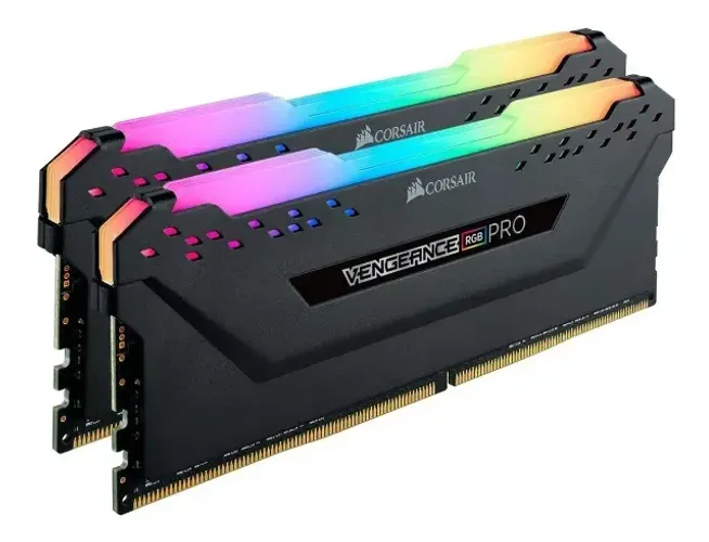 Memoria Corsair Vengeance Pro, RGB, 32GB (2x16GB), DDR4, 3600MHz, C18, Preto