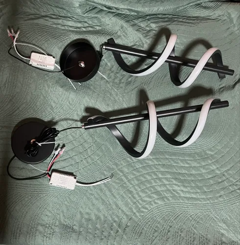 Luminária de ondas para sala