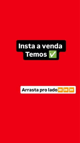 Compra conta do Instagram