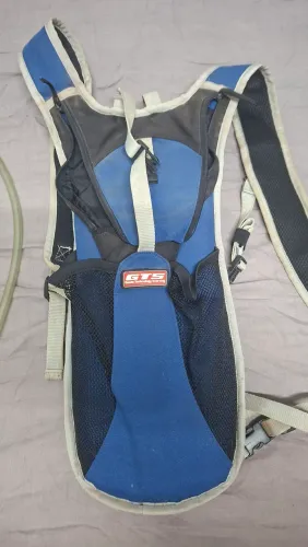 Mochila de Hidratação GTS + Reservatório 2L - Usada em Ótimo Estado