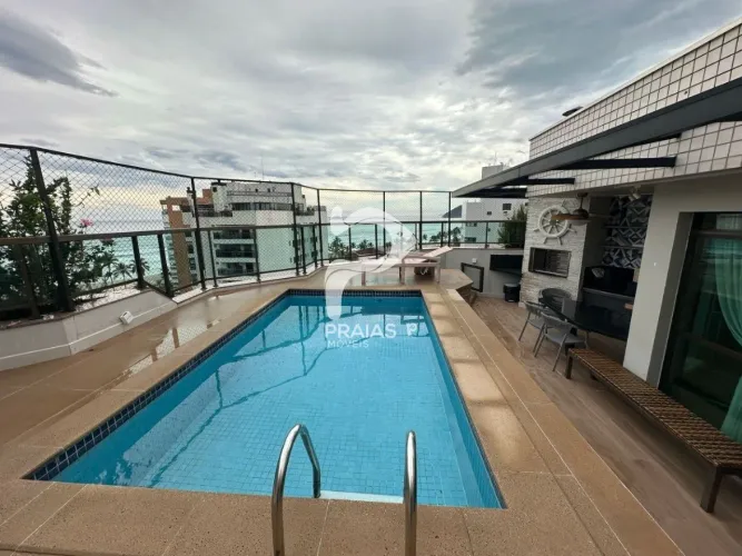 Apartamento pé na areia com vista para o mar, 4 dormitórios