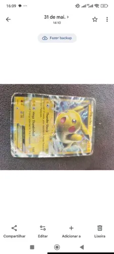 Carta de Pokémon para colecionadores
