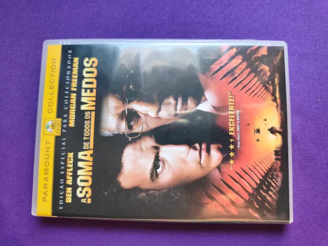 DVD FILME "A SOMA DE TODOS OS MEDOS"