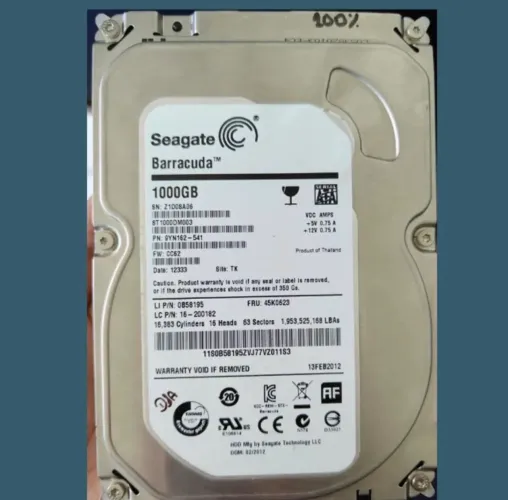 HD Seagate 1TB | 100% saudável 