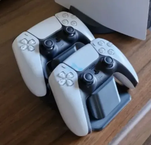 Suporte Duplo De Mesa Para Controle PS5 DualSense Premium 3D