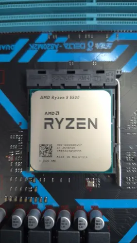 PLACA MÃE E PROCESSADOR RYZEN 5 5500
