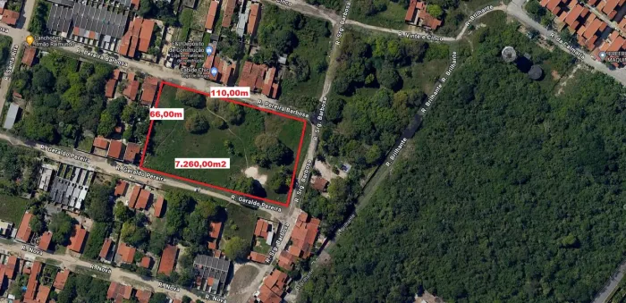 Terreno Registrado, Granja Lisboa, 7.260m2, 66,00m X 110,00m, 3 Frentes, Aceitamos Permuta