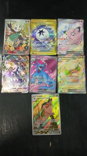 Cartas Pokémon, detalhes na descrição