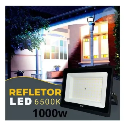 REFLETOR LED 1000W - BRANCO FRIO